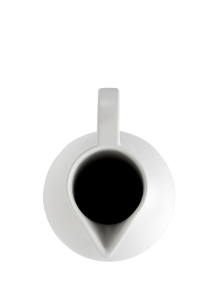 raawii Strøm Medium Earthenware Jug, 1.5L, Vaporous Grey - view 2, Vaporous Grey