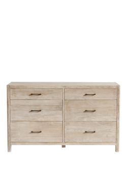 Pottery Barn Aptos Wide Dresser, Sandwash, Sandwash