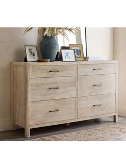 Pottery Barn Aptos Wide Dresser, Sandwash - view 2, Sandwash