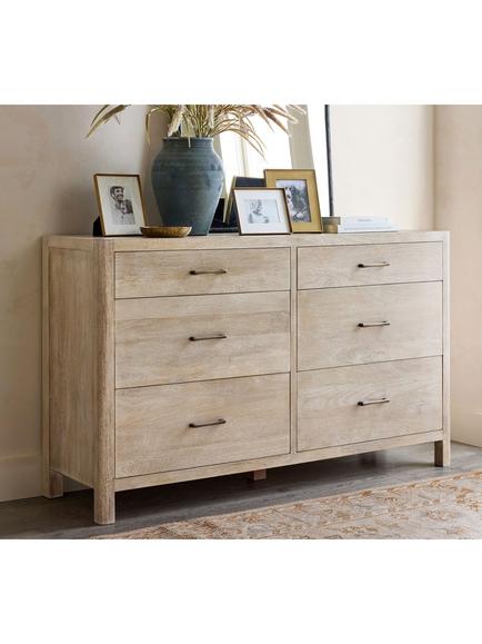Pottery Barn Aptos Wide Dresser, Sandwash - view 2, Sandwash