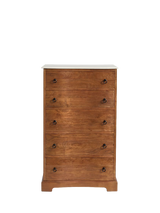 Pottery Barn Scarlett Tallboy Chest, Brogan Brown