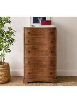 Pottery Barn Scarlett Tallboy Chest, Brogan Brown - view 2, Brogan Brown