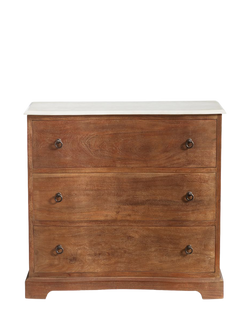 Pottery Barn Scarlett 3 Drawer Chest, Brogan Brown, Brogan Brown