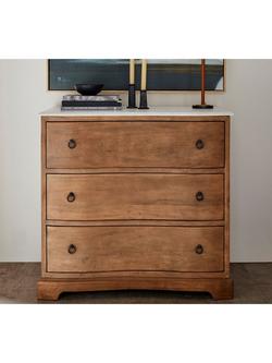 Pottery Barn Scarlett 3 Drawer Chest, Brogan Brown - view 2, Brogan Brown