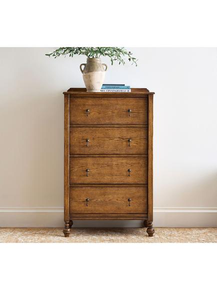 Pottery Barn Summerville Tallboy, Tuscan Brown - view 2, Tuscan Brown
