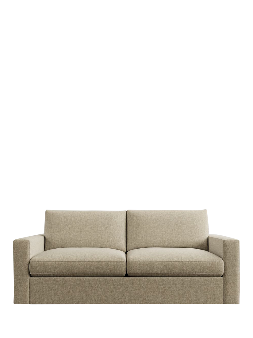 Westwood Range, Pottery Barn Westwood Linen Sofa, Parchment