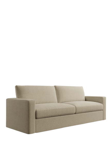 Pottery Barn Westwood Linen Sofa, Parchment - view 2, Parchment