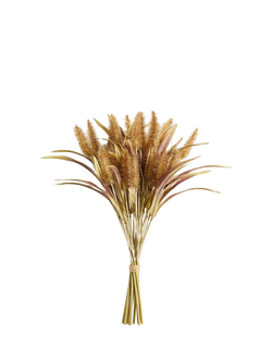 Pottery Barn Artificial Dry Grass Bundle, H43cm, Yellow, Yellow