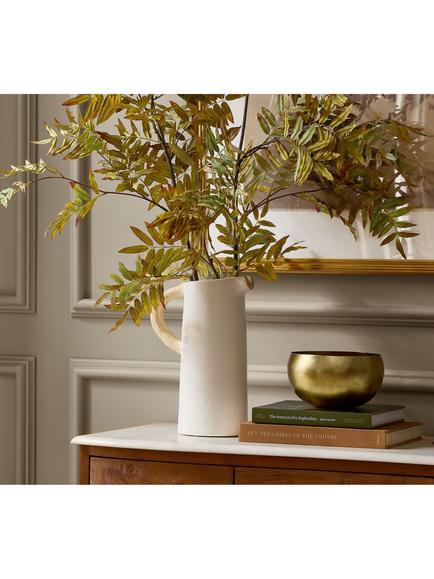 Pottery Barn Artificial Leaf Turning Sumac Branch, H160cm, Green - view 2, Green