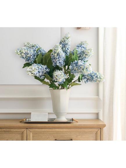 Pottery Barn Hydrangea Cone Bundle, H91cm, Dusty Blue - view 2, Dusty Blue