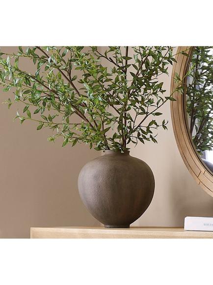 Pottery Barn Mini Green Leaf Branch, H127cm - view 2, Green