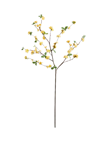 Pottery Barn Quince Branch, H124cm, Yellow
