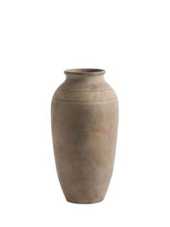 Pottery Barn Tall Terracotta Vase, H41cm, Brown