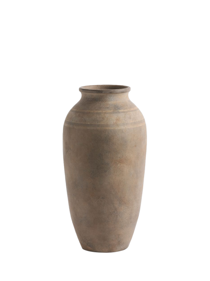 Pottery Barn Tall Terracotta Vase, H41cm, Brown, Brown