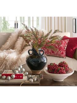 Pottery Barn Rustic Small Rectangular Tray, Gold - view 2, Gold