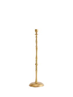 Pottery Barn Normandie Pillar Candle Holder, Brass