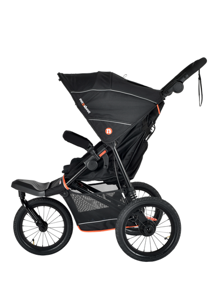 Out'n'About Nipper V6 Plus Pushchair, Summit Black - view 2, Summit Black