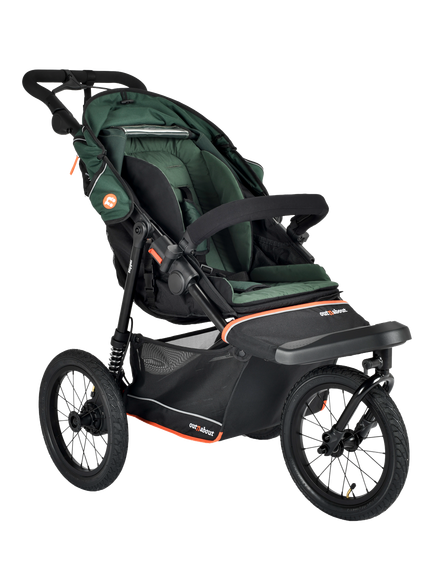 Out'n'About Nipper V6 Plus Pushchair, Sycamore Green - view 2, Sycamore Green