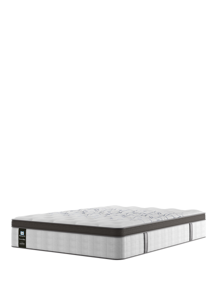 Sealy OUTLET Posturepedic Adapt Plush Mattress, Regular/Softer Tension, King Size, Like New, White