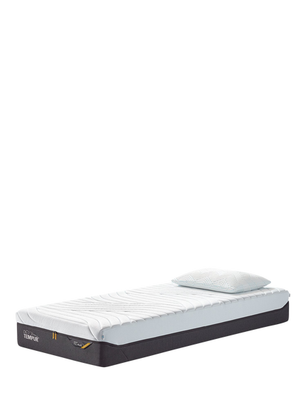 TEMPUR® OUTLET Pro® Luxe CoolQuilt Memory Foam Mattress, Medium/Firm Tension, Long Single, Like New, White