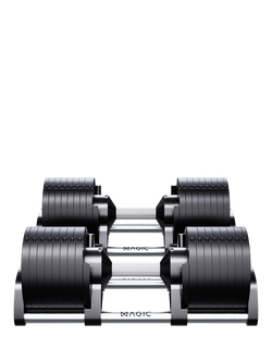 MAGIC AI Smart Adjustable Dumbbell, Black