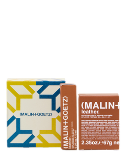 MALIN + GOETZ Notes Of Nostalgia Leather Perfume Oil & Candle Holiday Fragrance Gift Set, 