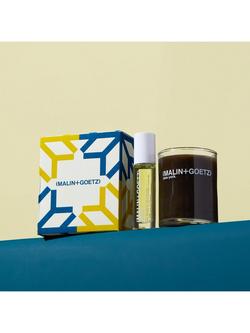 MALIN + GOETZ Notes Of Nostalgia Leather Perfume Oil & Candle Holiday Fragrance Gift Set - view 2, 