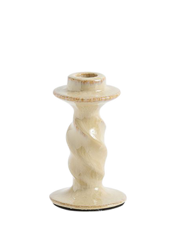 Pottery Barn Arnella Candle Holder, Natural, Large, Natural