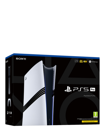 PlayStation 5 Pro Console with DualSense Controller, White