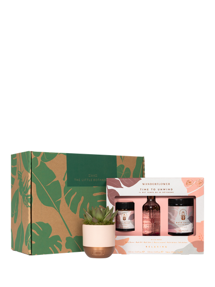 The Little Botanical Wanderflower Time to Unwind Gift Box, Multi