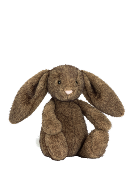 Jellycat Hoppleston Luxe Bunny Soft Toy, Dark Brown