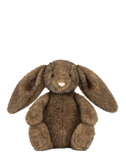 Jellycat Hoppleston Luxe Bunny Soft Toy - view 2, Dark Brown