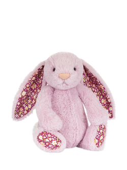 Jellycat Thistlepop Blossom Luxe Bunny Soft Toy, Lilac Multi