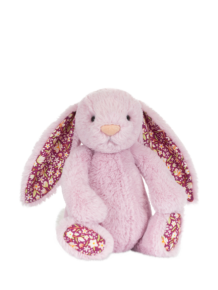 Jellycat Thistlepop Blossom Luxe Bunny Soft Toy, Lilac Multi
