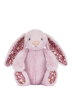 Jellycat Thistlepop Blossom Luxe Bunny Soft Toy - view 2, Lilac Multi