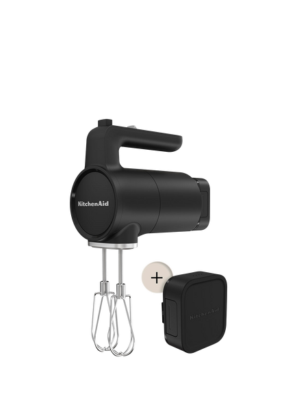 KitchenAid Go Cordless Hand Mixer, Matte Black, Matte Black