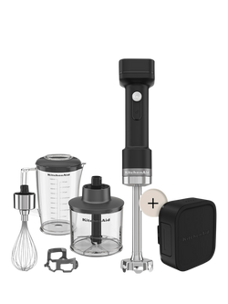 KitchenAid Go Cordless Hand Blender, Matte Black, Matte Black