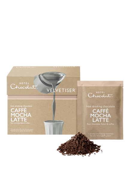Hotel Chocolat Caffè Mocha Latte Hot Chocolate Sachets, 310g, Multi