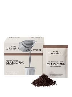 Hotel Chocolat Classic 70% Hot Chocolate Sachets, 310g, Multi