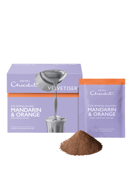 Hotel Chocolat Mandarin & Orange Cold Drinking Chocolate, 300g, Multi