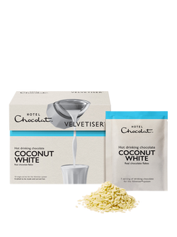 Hotel Chocolat Coconut-White Hot Chocolate Sachets, 310g, Multi