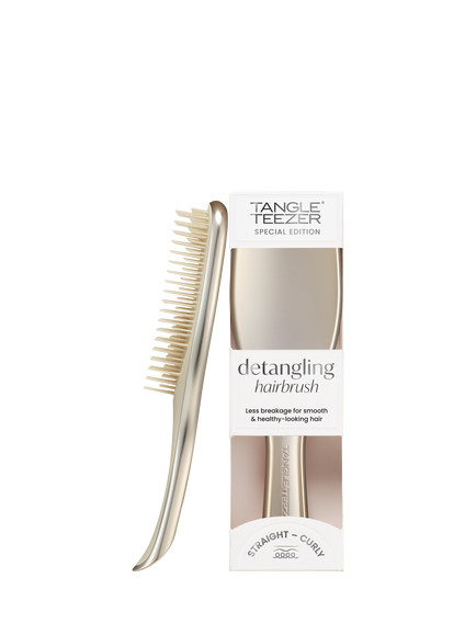 Tangle Teezer Limited Edition Ultimate Detangler Chrome Hair Brush, Champagne Gold - view 2, Champagne Gold