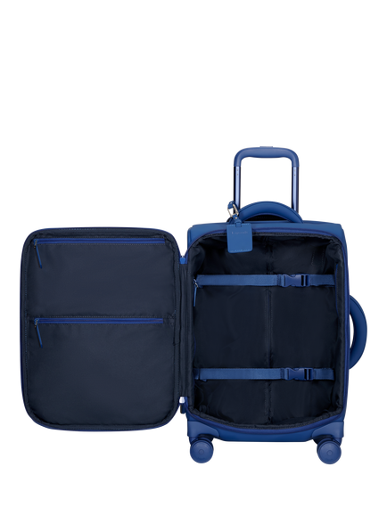 Lipault LOST IN BERLIN 55cm Cabin Suitcase, 37L - view 2, Blue