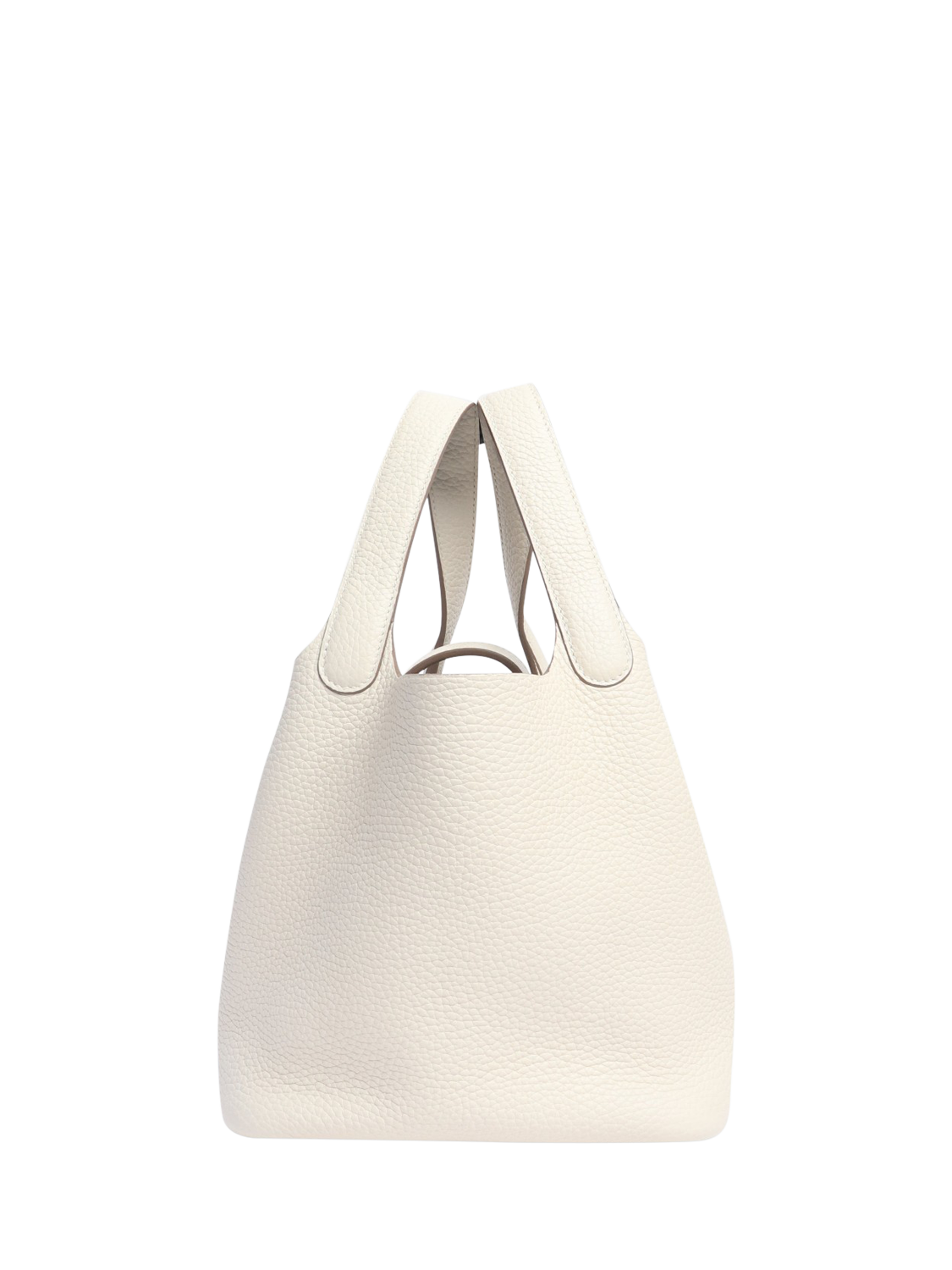 Product image 1 of 3, which shows Pre-loved Hermès 2022 Picotin 18 Bag, Cream