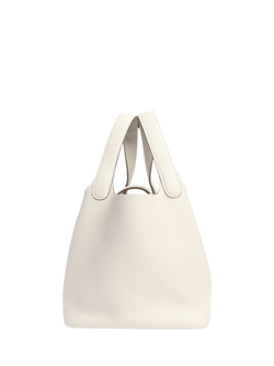 Pre-loved Hermès 2022 Picotin 18 Bag, Cream, Cream