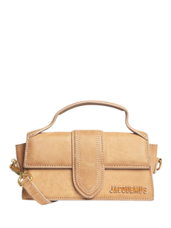Pre-loved Jacquemus Bambino Mini Flap Bag, Brown, Brown