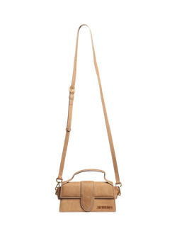 Pre-loved Jacquemus Bambino Mini Flap Bag, Brown - view 2, Brown