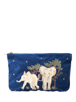 Elizabeth Scarlett Baby Elephant Pouch, Navy, Navy