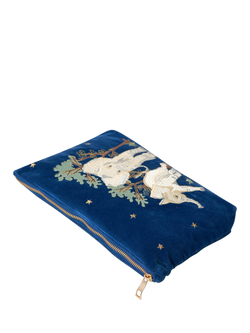 Elizabeth Scarlett Baby Elephant Pouch, Navy - view 2, Navy