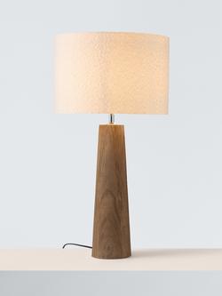 John Lewis Fayola Table Lamp, Mangowood, Mangowood